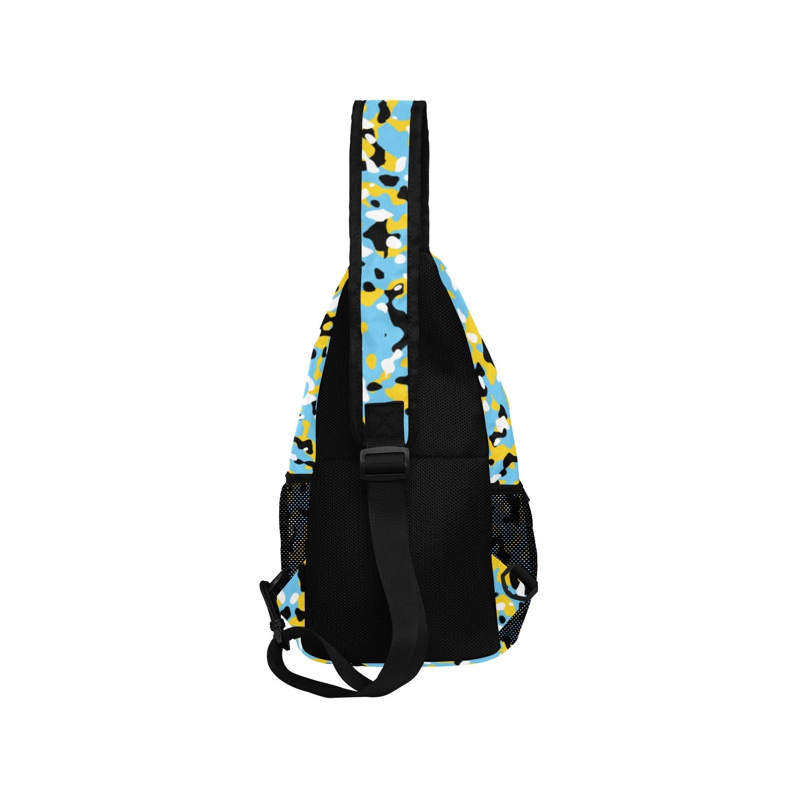 St Lucia Flag Camo Casual Chest Bag - Conscious Apparel Store
