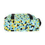 St Lucia Flag Camo Large Capacity Duffle Bag - Conscious Apparel Store