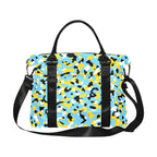 St Lucia Flag Camo Large Capacity Duffle Bag - Conscious Apparel Store