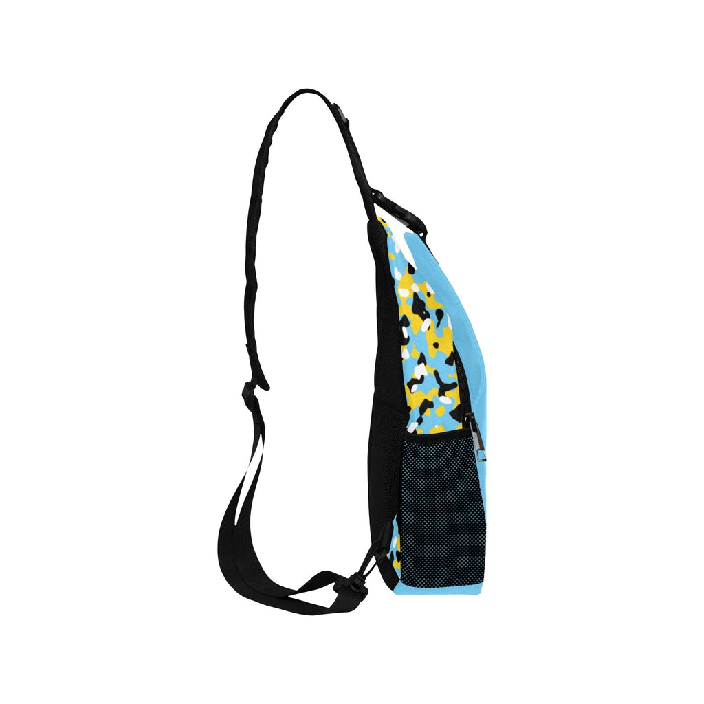 St Lucia Flag Casual Chest Bag - Conscious Apparel Store