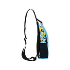 St Lucia Flag Casual Chest Bag - Conscious Apparel Store
