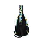 St Lucia Flag Casual Chest Bag - Conscious Apparel Store