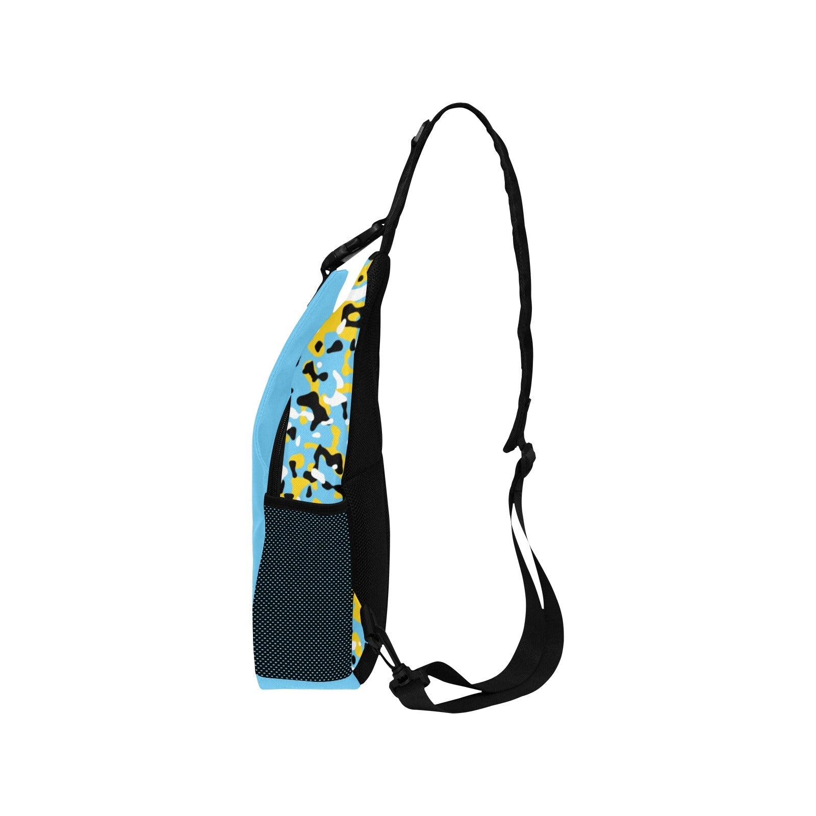 St Lucia Flag Casual Chest Bag - Conscious Apparel Store