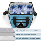 St Lucia Flag Insulated Cooler Bag - Conscious Apparel Store