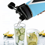 St Lucia Flag Insulated Water Bottle with Dual - Use Lid (18oz) - Conscious Apparel Store