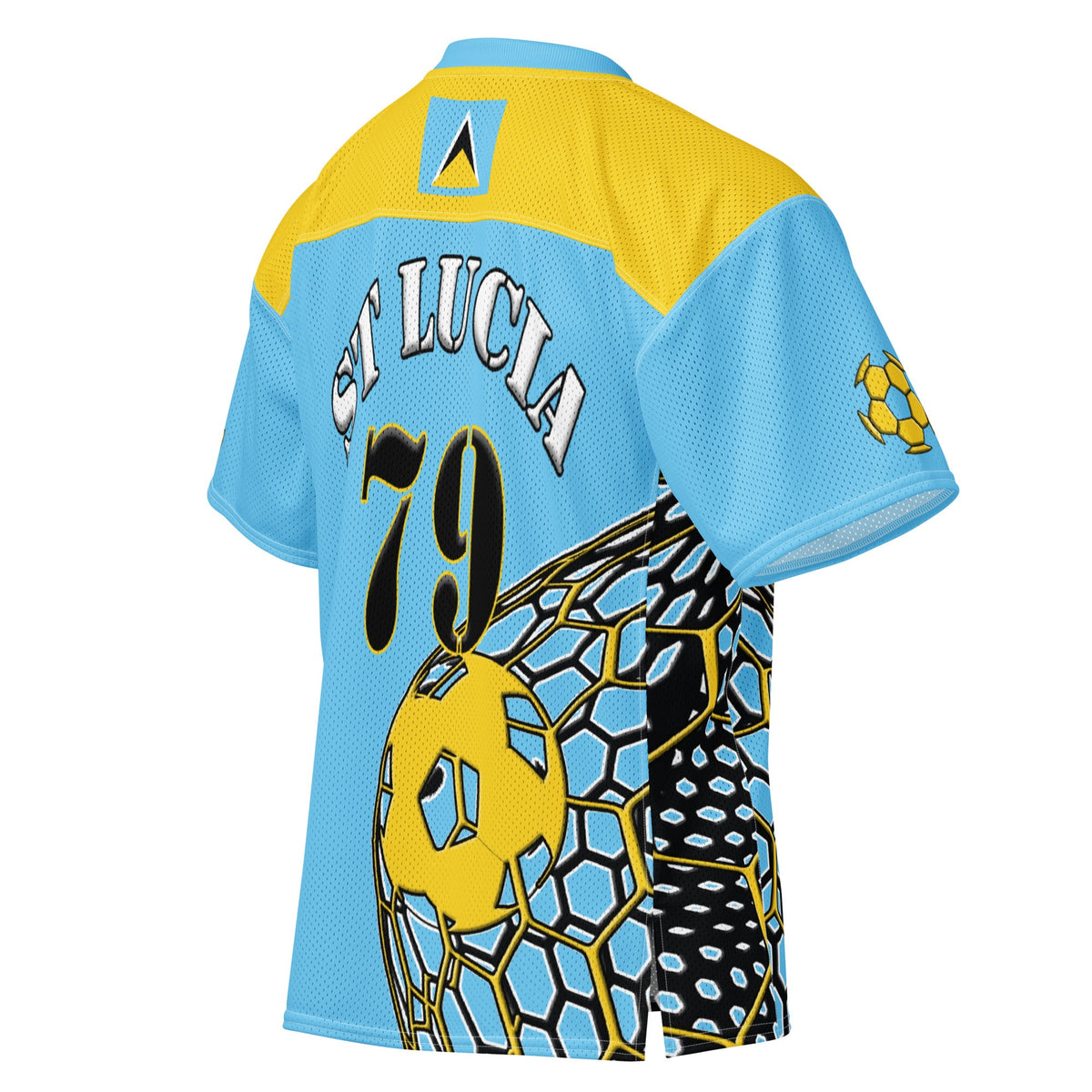St Lucia Football Sport Jersey - Conscious Apparel Store