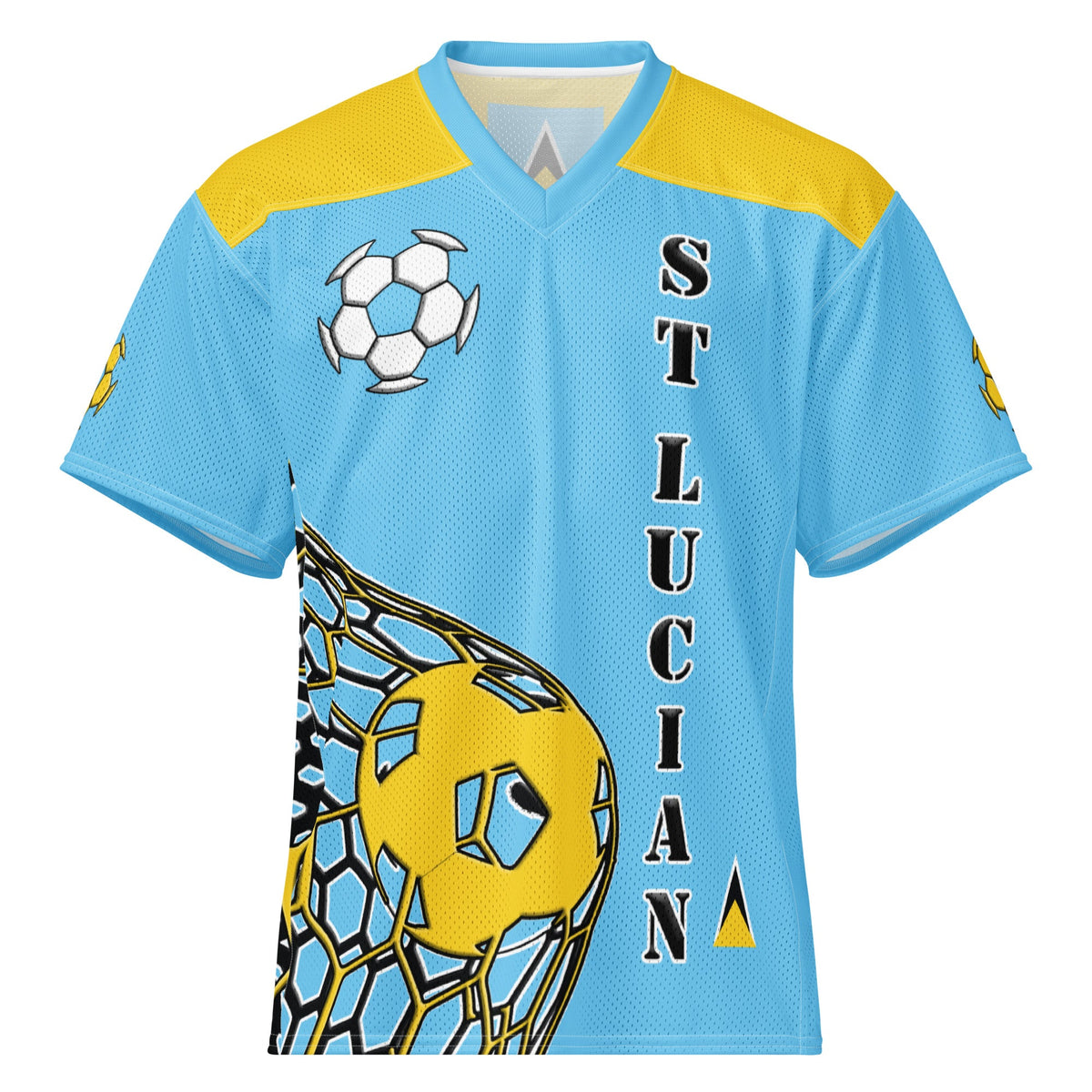 St Lucia Football Sport Jersey - Conscious Apparel Store