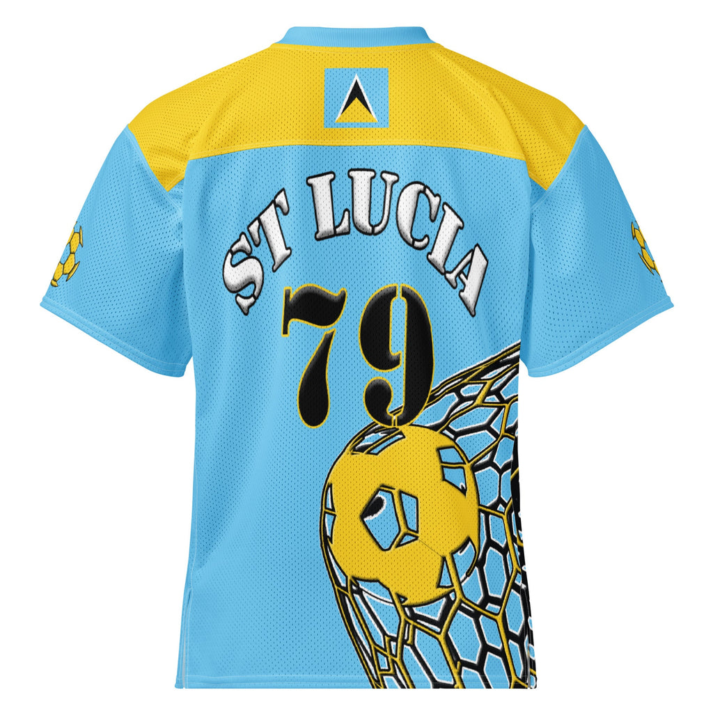 St Lucia Football Sport Jersey - Conscious Apparel Store