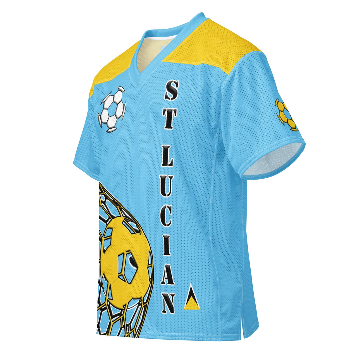St Lucia Football Sport Jersey - Conscious Apparel Store