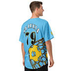 St Lucia Football Themed Button-Down Sport Jersey - Conscious Apparel Store