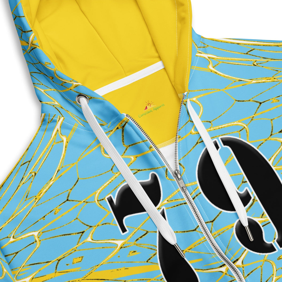 St Lucia Football Unisex zip hoodie - Conscious Apparel Store