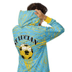 St Lucia Football Unisex zip hoodie - Conscious Apparel Store