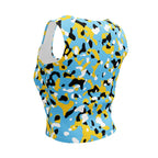St Lucian Girl Camo Crop Top - Conscious Apparel Store
