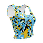 St Lucian Girl Camo Crop Top - Conscious Apparel Store