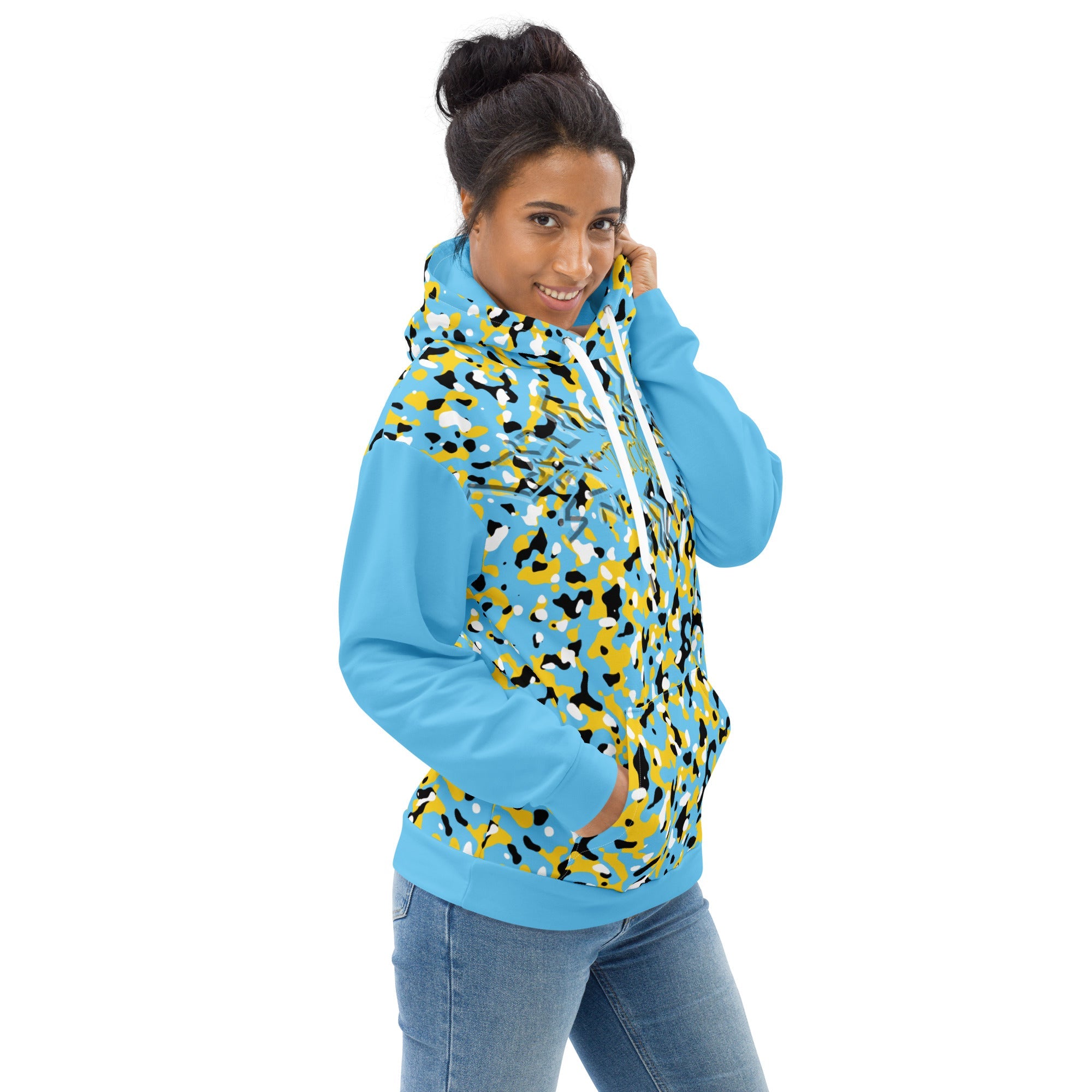 St Lucian Girl Camo Unisex Pullover Hoodie - Conscious Apparel Store