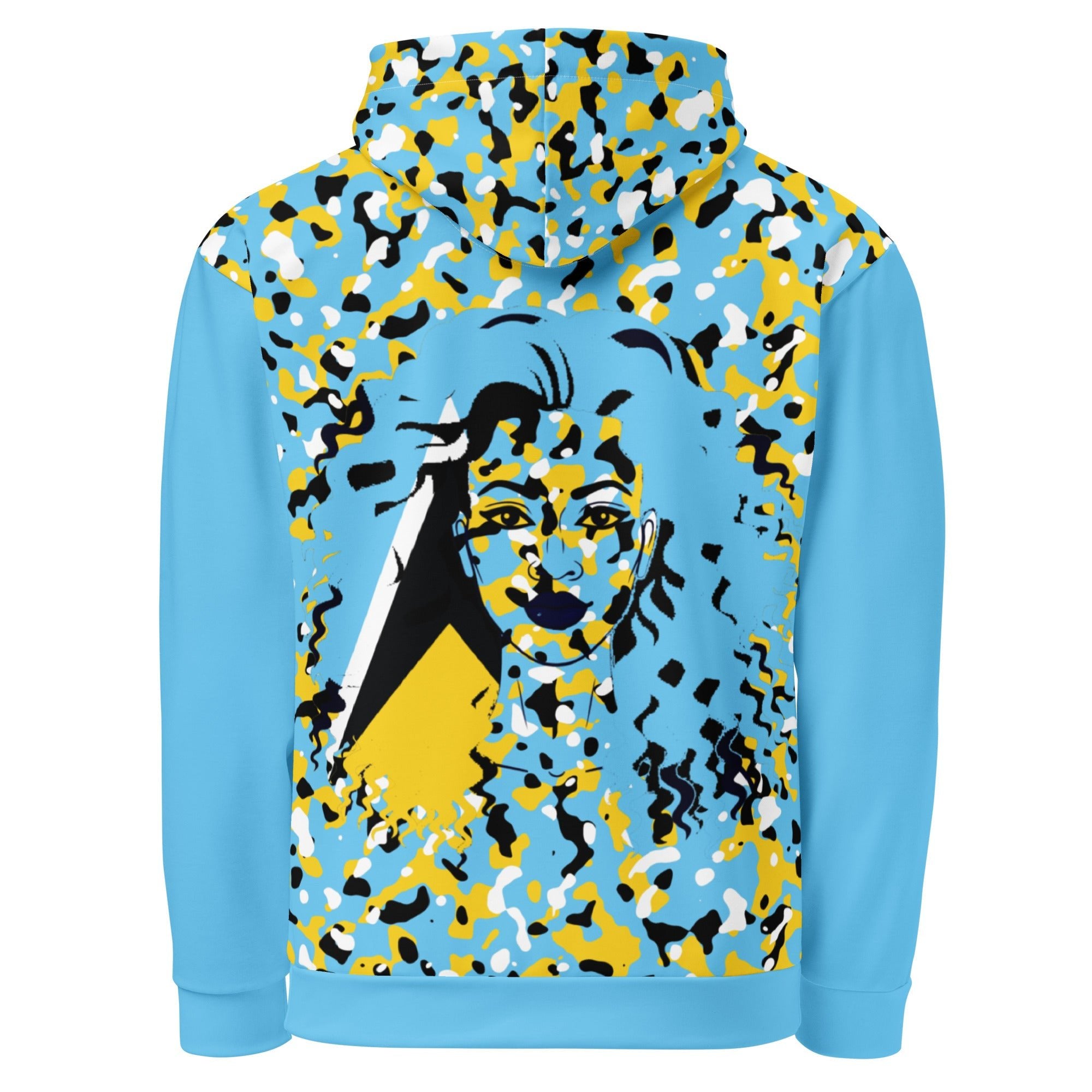 St Lucian Girl Camo Unisex Pullover Hoodie - Conscious Apparel Store