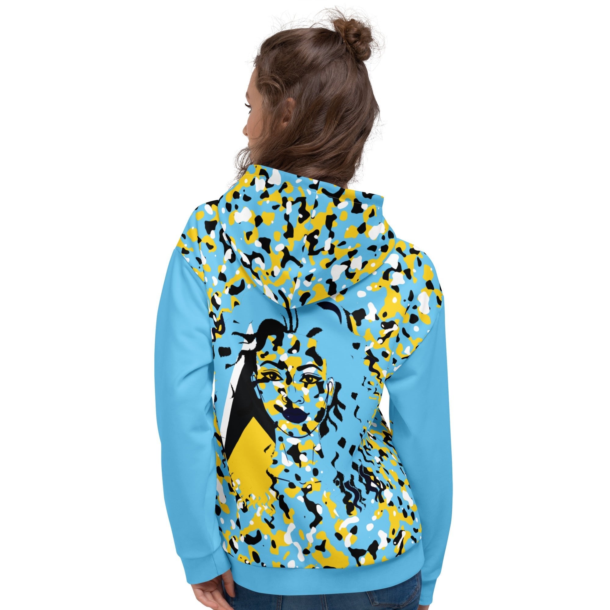 St Lucian Girl Camo Unisex Pullover Hoodie - Conscious Apparel Store