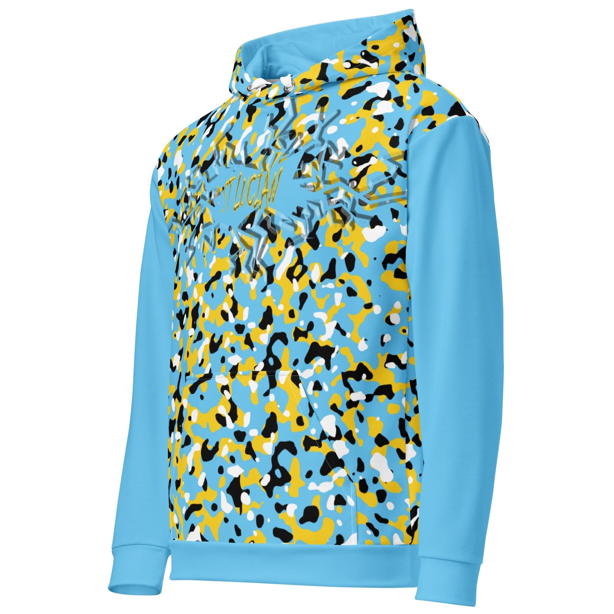 St Lucian Girl Camo Unisex Pullover Hoodie - Conscious Apparel Store