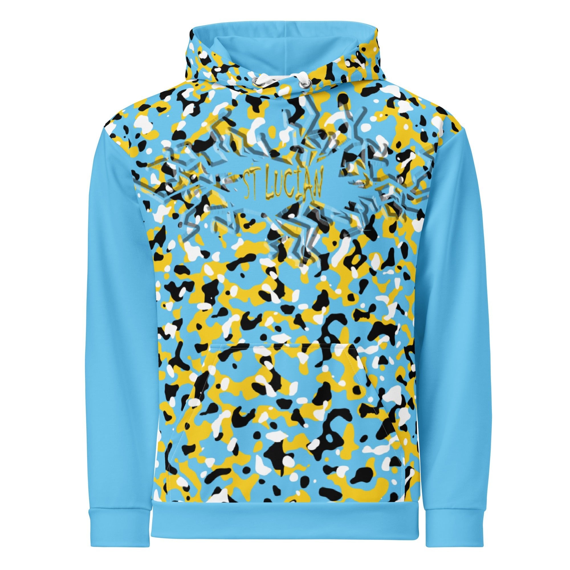 St Lucian Girl Camo Unisex Pullover Hoodie - Conscious Apparel Store