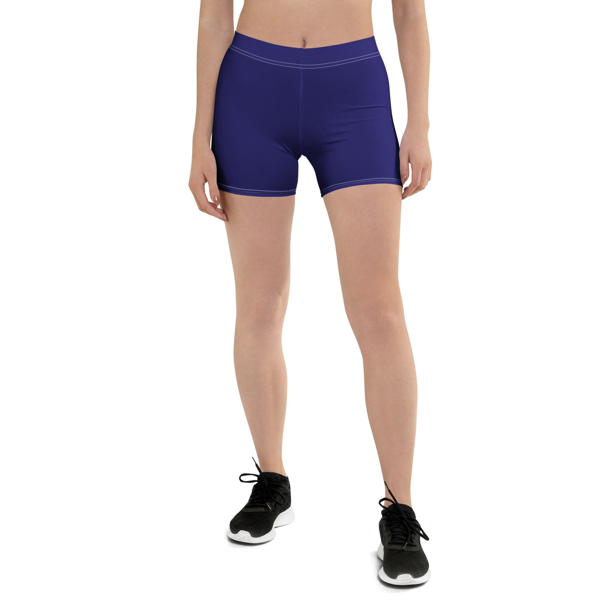 St Maarten Blue Leggings Shorts - Conscious Apparel Store