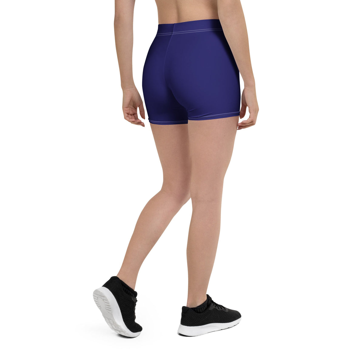 St Maarten Blue Leggings Shorts - Conscious Apparel Store