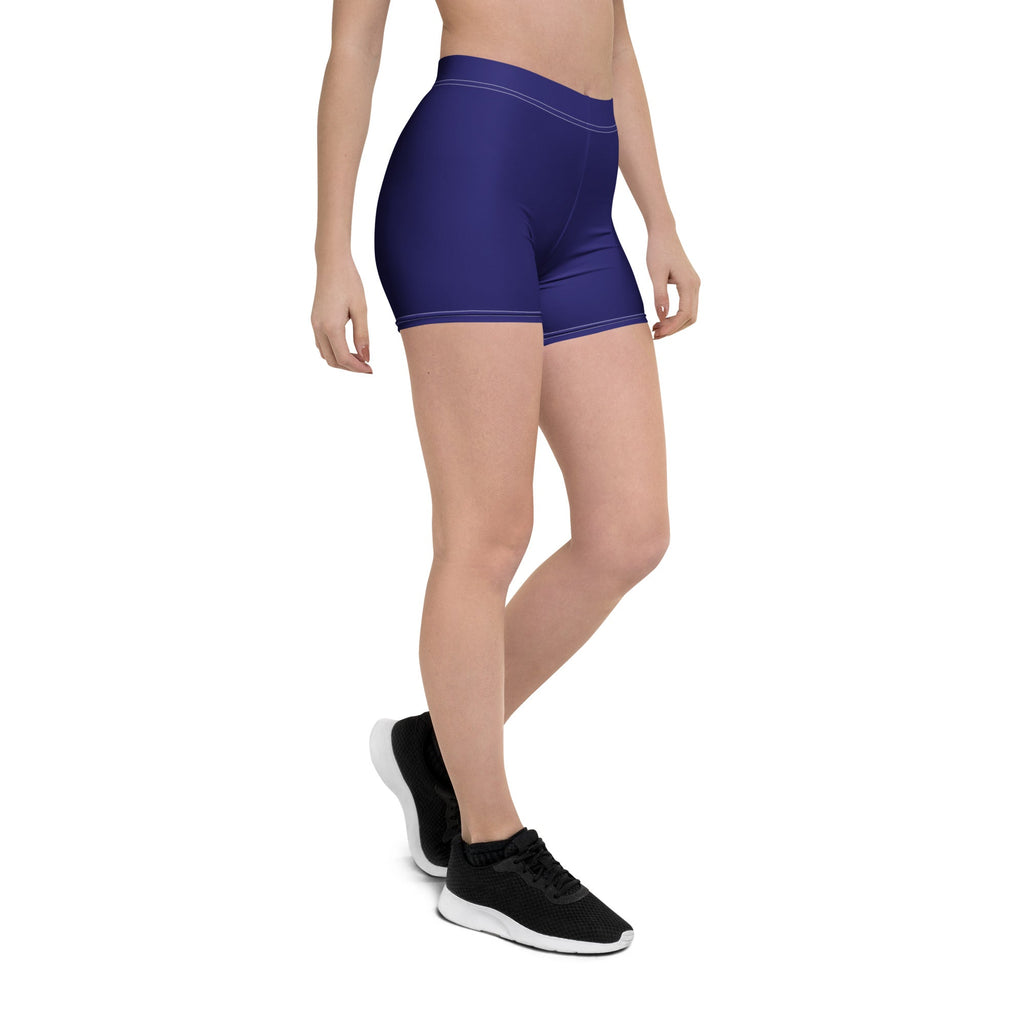 St Maarten Blue Leggings Shorts - Conscious Apparel Store