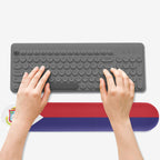 St Maarten Flag Keyboard Wrist Rest Pad - Conscious Apparel Store