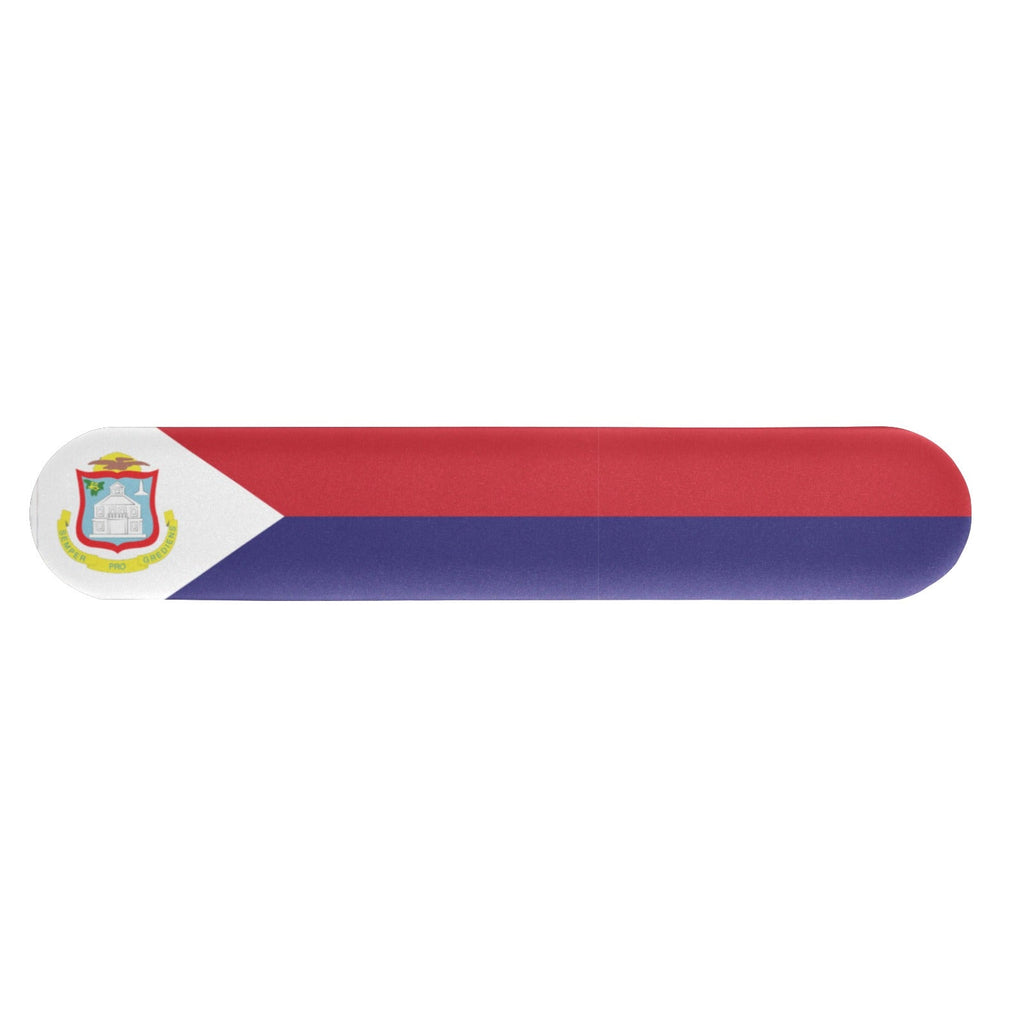 St Maarten Flag Keyboard Wrist Rest Pad - Conscious Apparel Store