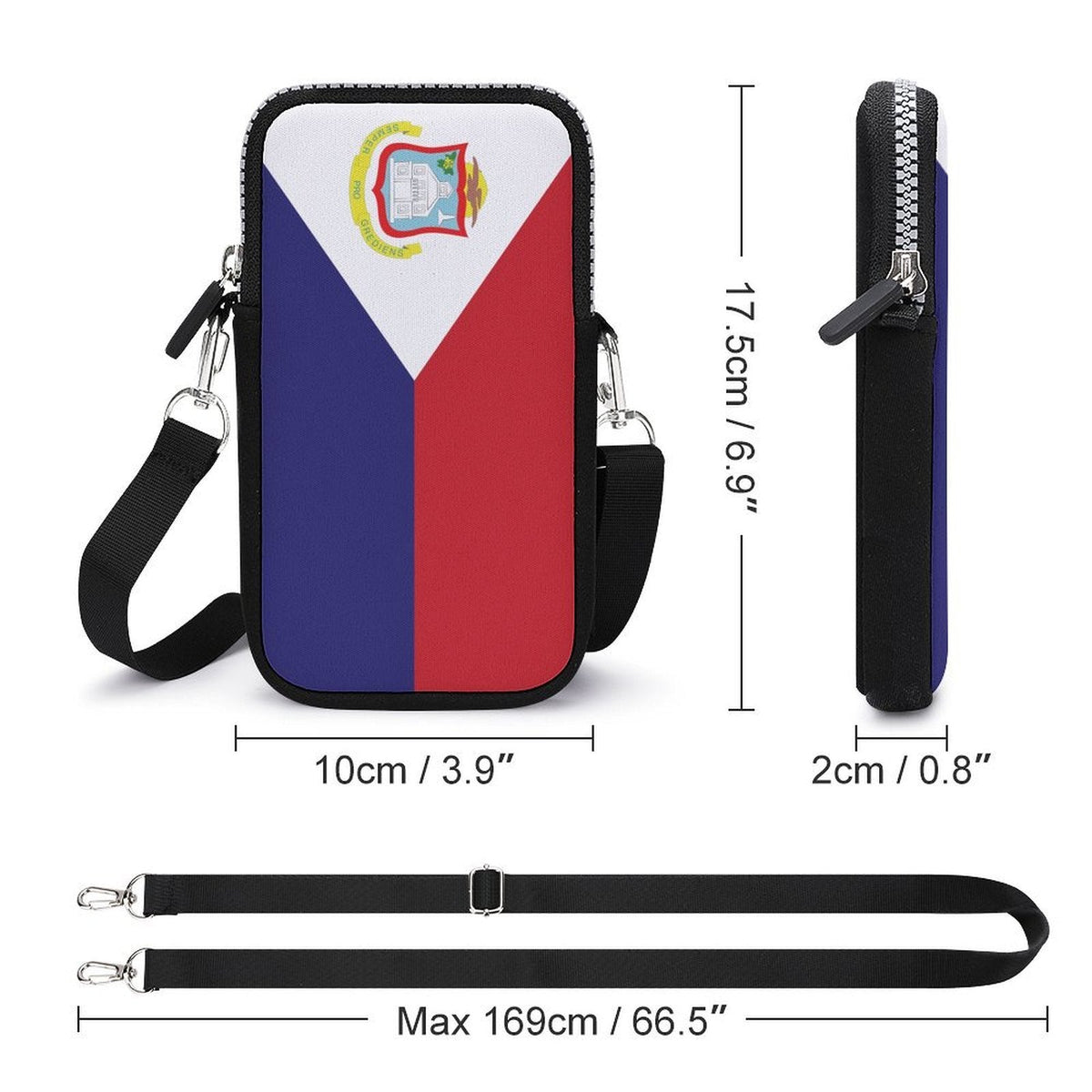 St Maarten Flag Mobile Phone Purse - Conscious Apparel Store