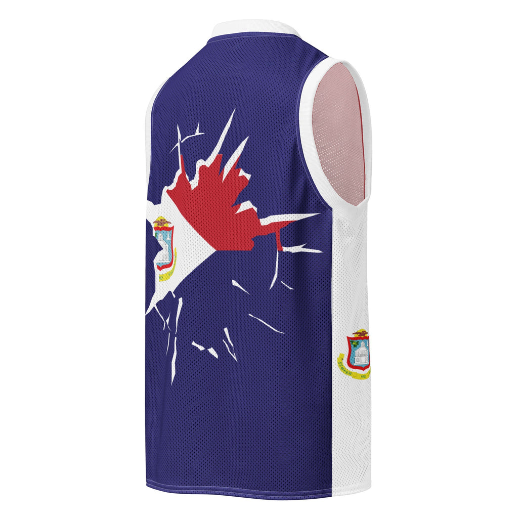 St Maarten Flag Premium Sport Jersey Tank Top - Conscious Apparel Store