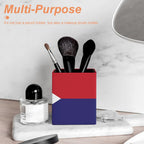 St Maarten Flag Square Pen Holder - Conscious Apparel Store