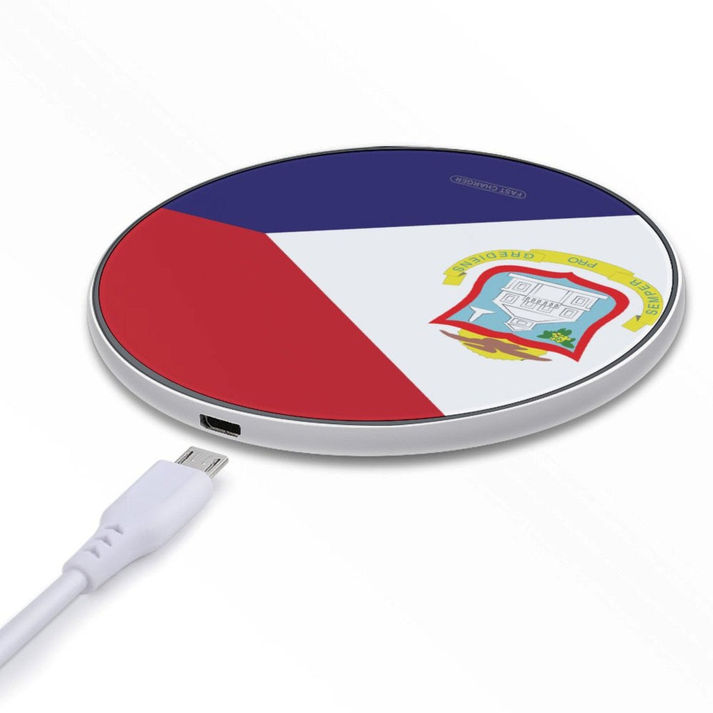 St Maarten Flag Wireless Charging Pad - Conscious Apparel Store