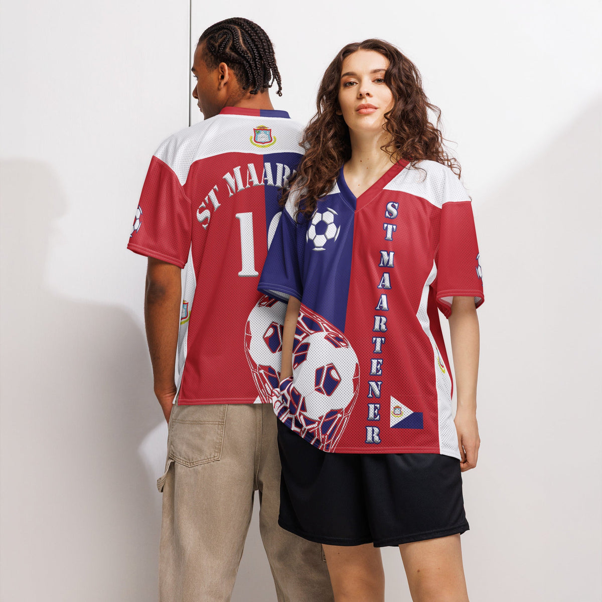 St Maarten Football Sport Jersey - Conscious Apparel Store