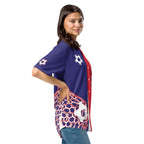 St Maarten Football Themed Button-Down Sport Jersey - Conscious Apparel Store