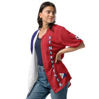 St Maarten Football Themed Button-Down Sport Jersey - Conscious Apparel Store