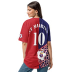 St Maarten Football Themed Button-Down Sport Jersey - Conscious Apparel Store