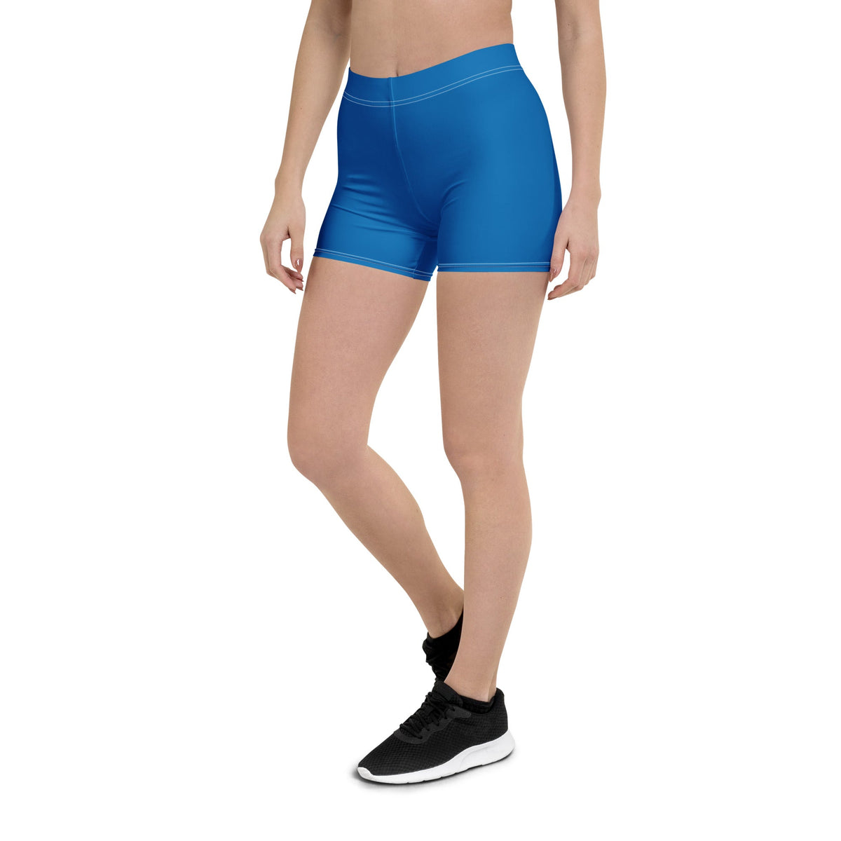 St Vincent Blue Leggings Shorts - Conscious Apparel Store