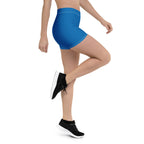 St Vincent Blue Leggings Shorts - Conscious Apparel Store