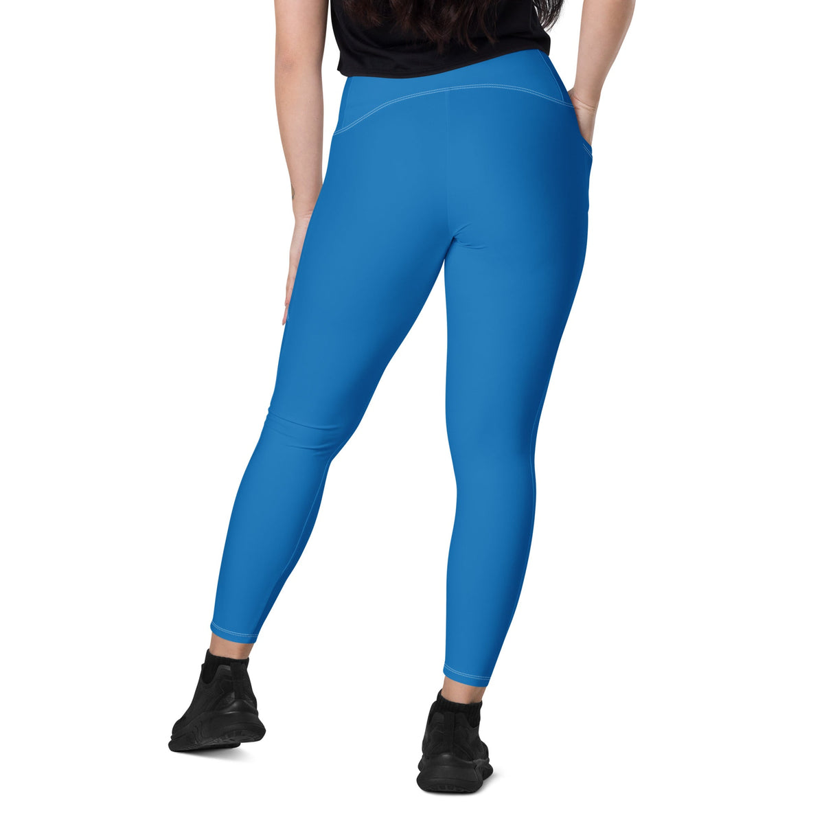 St Vincent Blue Leggings with pockets - Conscious Apparel Store