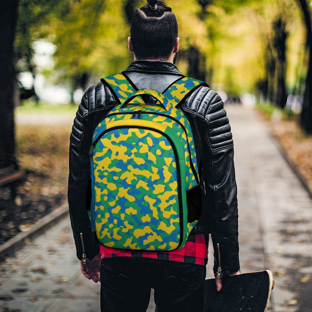 St Vincent Flag Camo Casual Backpack - Conscious Apparel Store