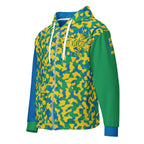 St Vincent Flag Camo Unisex zip hoodie - Conscious Apparel Store