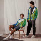 St Vincent Flag Camo Unisex zip hoodie - Conscious Apparel Store