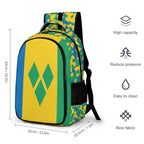 St Vincent Flag Casual Backpack - Conscious Apparel Store