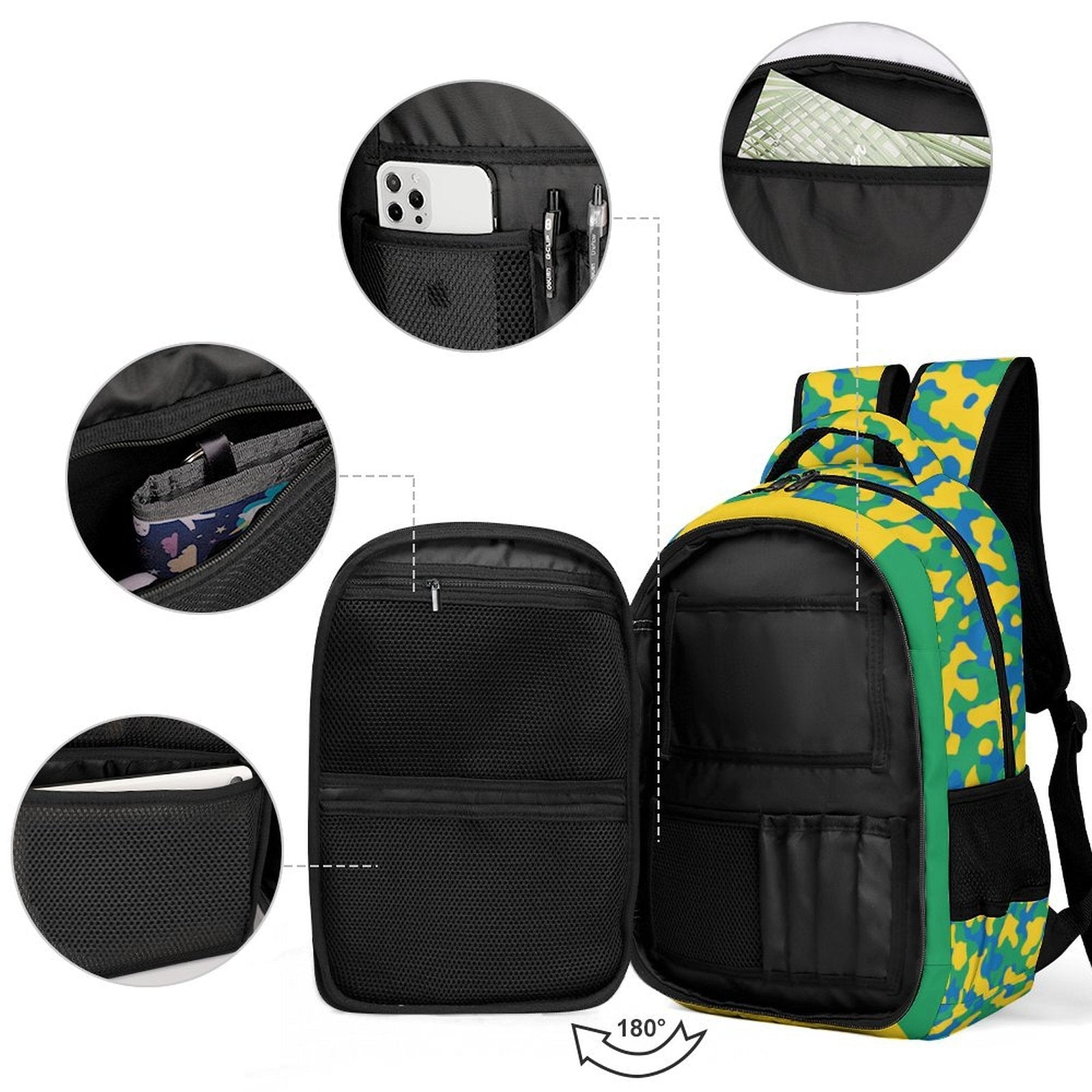 St Vincent Flag Casual Backpack - Conscious Apparel Store