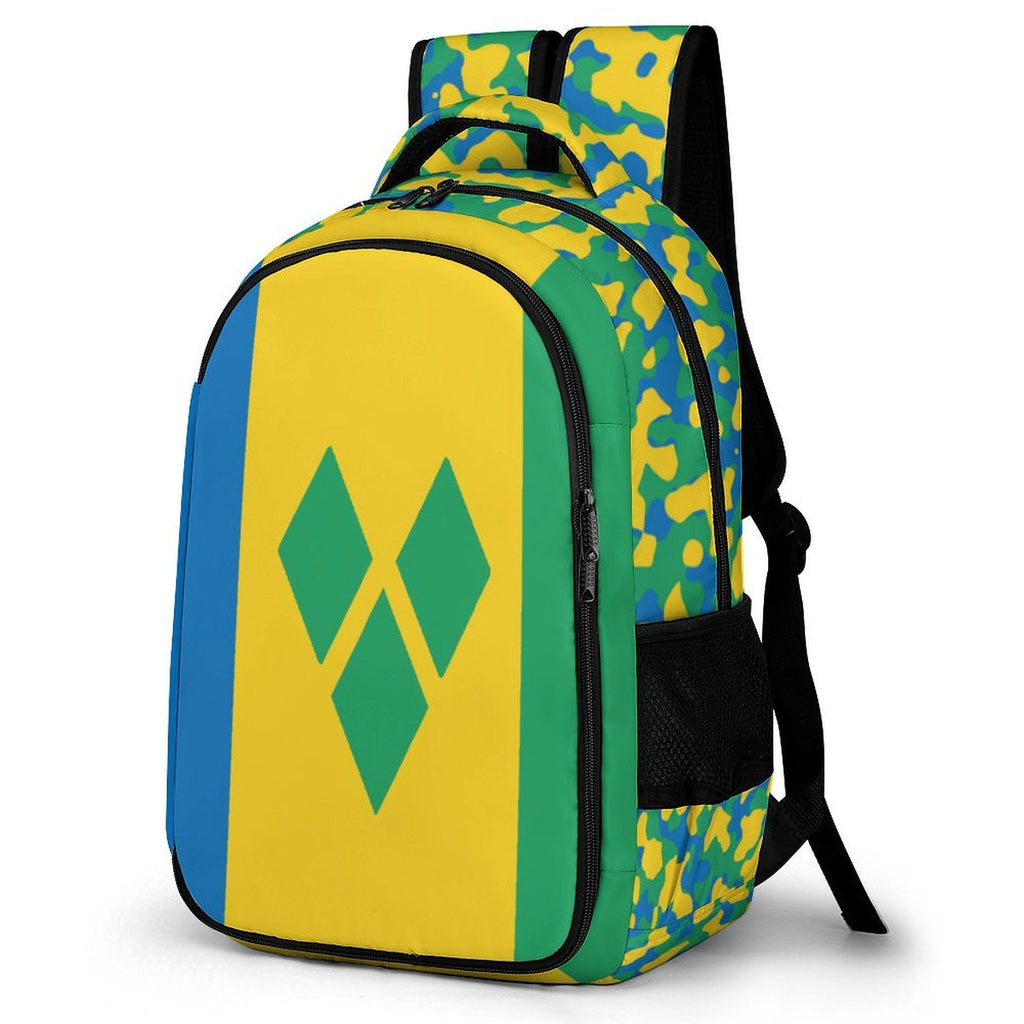 St Vincent Flag Casual Backpack - Conscious Apparel Store