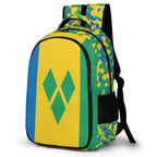 St Vincent Flag Casual Backpack - Conscious Apparel Store