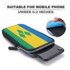 St Vincent Flag Mobile Phone Purse - Conscious Apparel Store