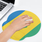 St Vincent Flag Mouse Pad with Wrist Rest Support - Conscious Apparel Store