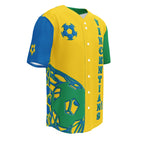 St Vincent Football Themed Button-Down Sport Jersey - Conscious Apparel Store