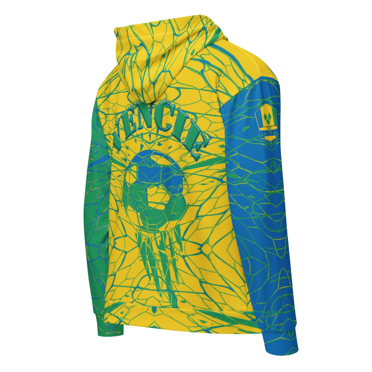 St Vincent Football Unisex zip hoodie - Conscious Apparel Store